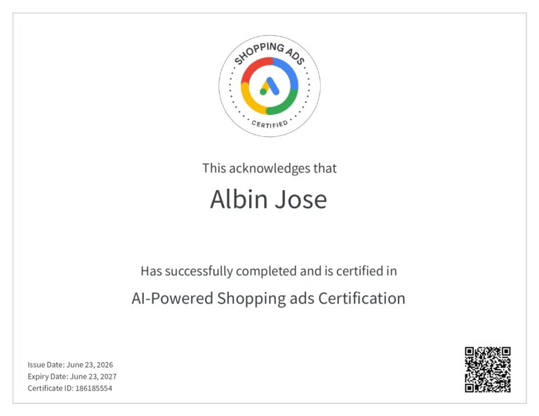 AI Powered Shopping ads certificate - google_page-0001